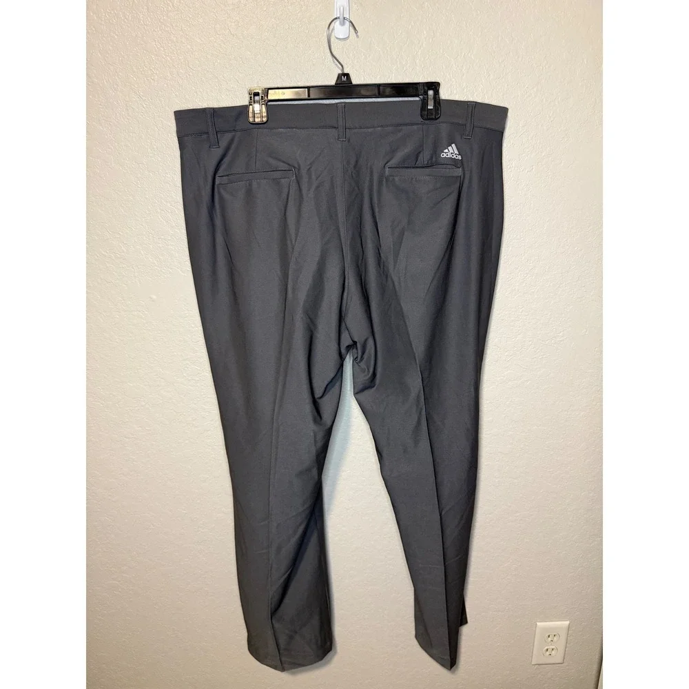 Adidas Golf Pants Mens 40x32 Gray Lightweight Athletic Performance - Picture 2 of 3